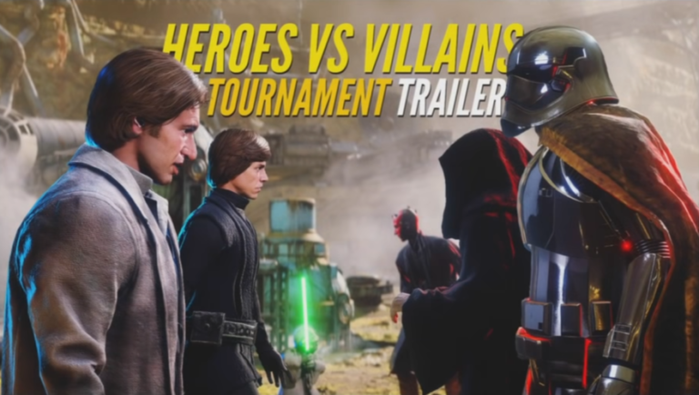 Grand Moff Tarkin in “Heroes VS Villains – Trailer – Star Wars”